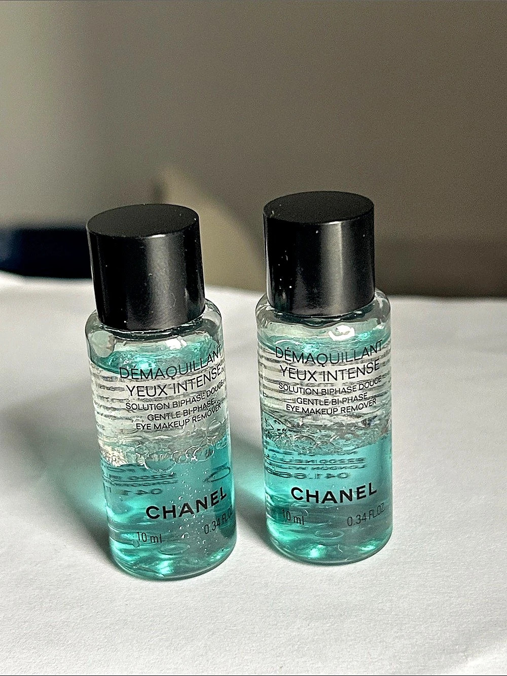 10mlx2 Chanel Démaquillant Yeux Intense Gentle Biphase Eye Makeup Remover